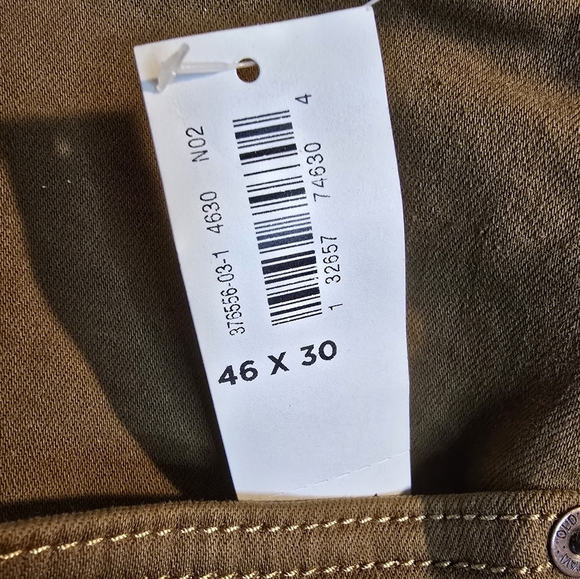 NWT Old Navy Mens Casual Work Pants Brown Size 46x30 - Picture 4 of 6